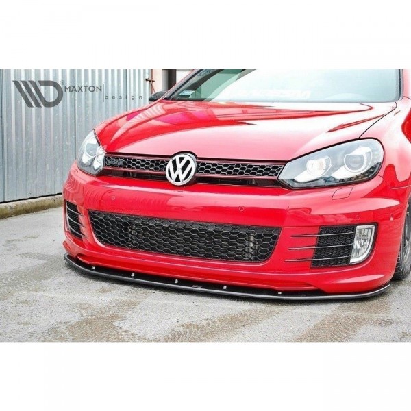 Front Ansatz für VER.2 VW GOLF 6 (FÜR GOLF GTI 35TH) schwarz Hochglanz