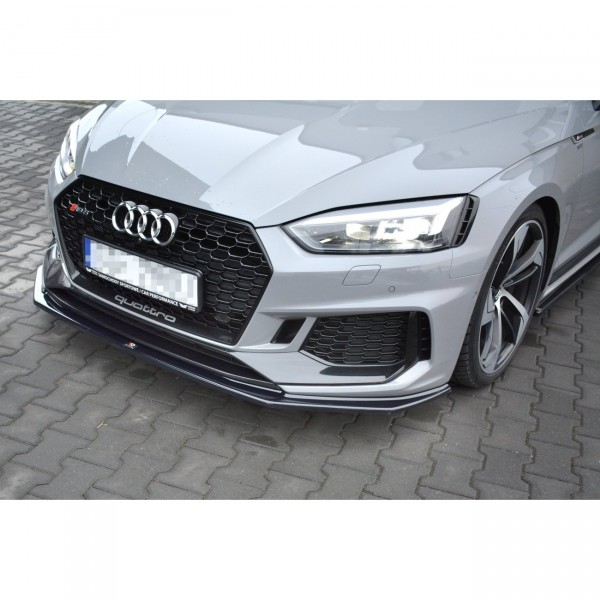 Front Ansatz V.2 für Audi RS5 F5 Coupe / Sportback schwarz Hochglanz