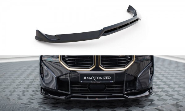 Front Ansatz V.1 für BMW XM G09 schwarz Hochglanz