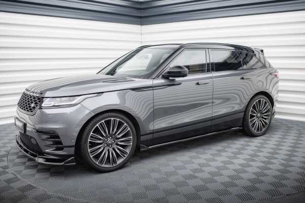 Seitenschweller Ansatz für Land Rover Range Rover Velar R-Dynamic Mk1 schwarz Hochglanz