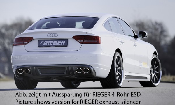 Rieger Heckschürzenansatz Audi A5 (B8/B81) Sportback