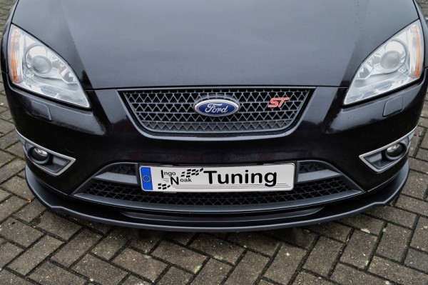 CUP Frontspoilerlippe aus ABS hochglanz schwarz Ford Focus ST MK2, DA3 Bj.: 2004-2007 Für Ausführung