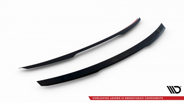 Spoiler CAP für Audi A7 C7 schwarz Hochglanz