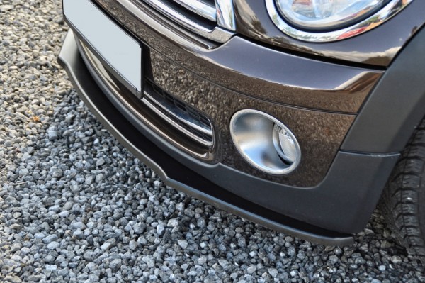 CUP Frontspoilerlippe aus ABS hochglanz schwarz Mini Cooper R55 Ab Bj.: 2006- Passend für: Mini Club