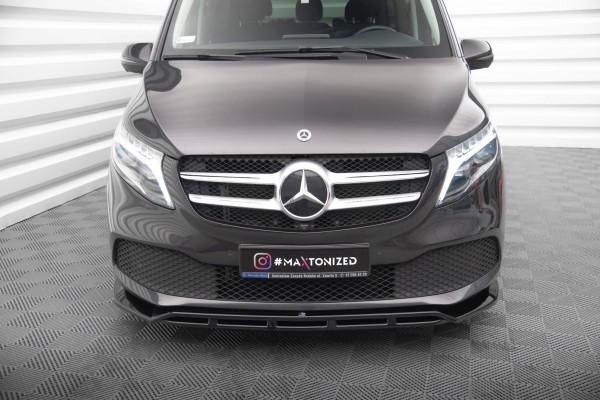 Front Ansatz V.2 für Mercedes-Benz V-Klasse W447 Facelift schwarz Hochglanz