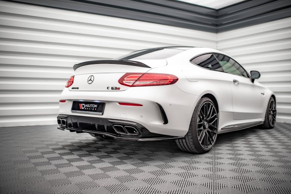 Mittlerer Diffusor Heck Ansatz DTM Look für Mercedes-AMG C 63 AMG Coupe AMG Aero Pack C205 Facelift