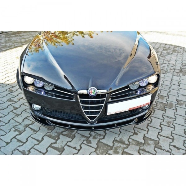 Front Ansatz für v.1 ALFA ROMEO 159 schwarz Hochglanz
