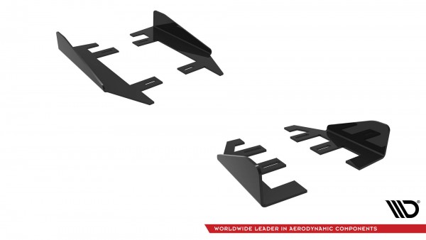 Side Flaps für BMW 4er Coupe / Gran Coupe / Cabrio M-Paket F32 / F36 / F33 schwarz Hochglanz