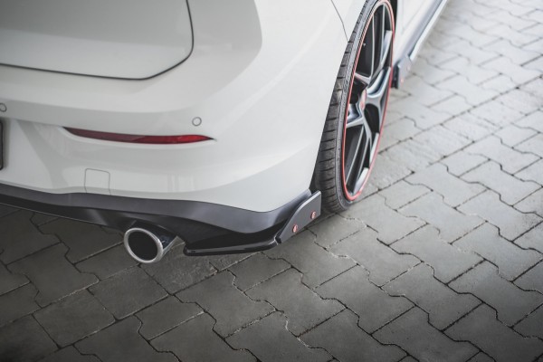 Heck Ansatz Flaps Diffusor V.2 +Flaps für Volkswagen Golf GTI / GTE Mk8