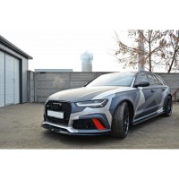 Front Ansatz V.2 für Audi RS6 C7 / C7 FL schwarz Hochglanz Front Ansatz V.2 für Audi RS6 C7 / C7 FL schwarz Hochglanz