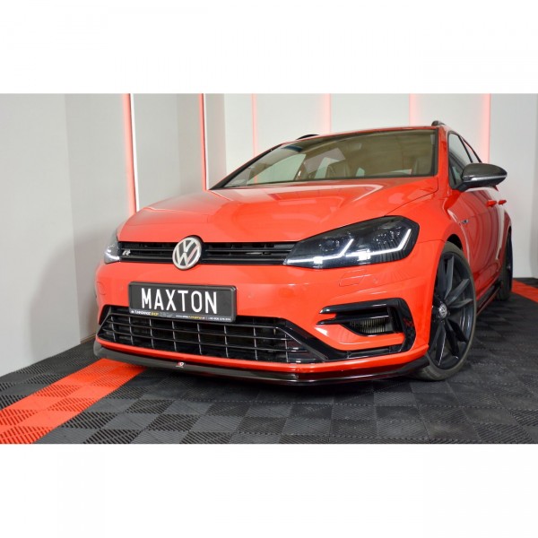 Front Ansatz passend für V.6 VW GOLF 7 R FACELIFT Carbon Look