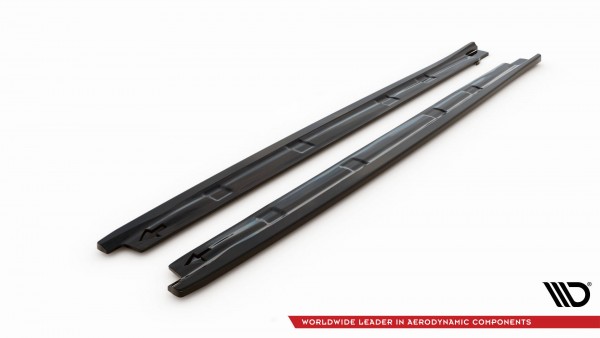 Seitenschweller Ansatz für Seat Ibiza FR SC Mk4 Facelift schwarz Hochglanz