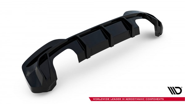 Diffusor Heck Ansatz V.3 für BMW 1er M-Paket / M140i F20 Facelift (Version mit Doppelauspuff auf bei