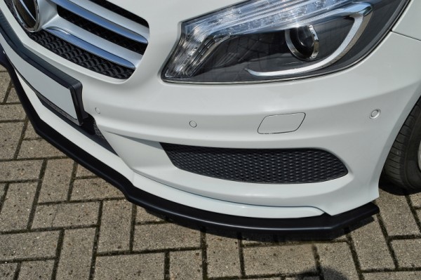 CUP Frontspoilerlippe aus ABS hochglanz schwarz Mercedes Benz CLA-Klasse, C117 / 245G Bj.:2013-2015