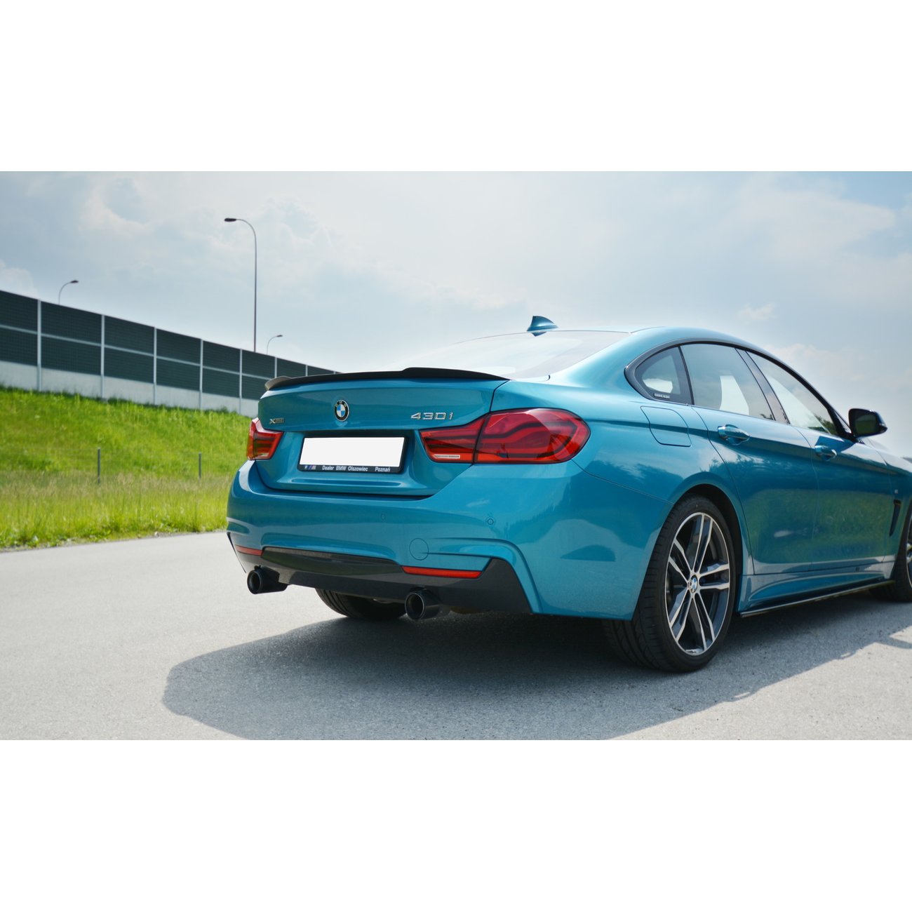 Spoiler CAP passend für BMW 4er F36 GRAN COUPÉ schwarz Hochglanz günstig im  Online-Shop von MM-Concetps kaufen