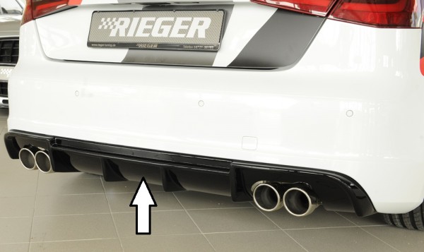 Rieger Heckeinsatz (Typ: 88142) Audi A3 S3 (8V) 5-tür. (Sportback 8VA)