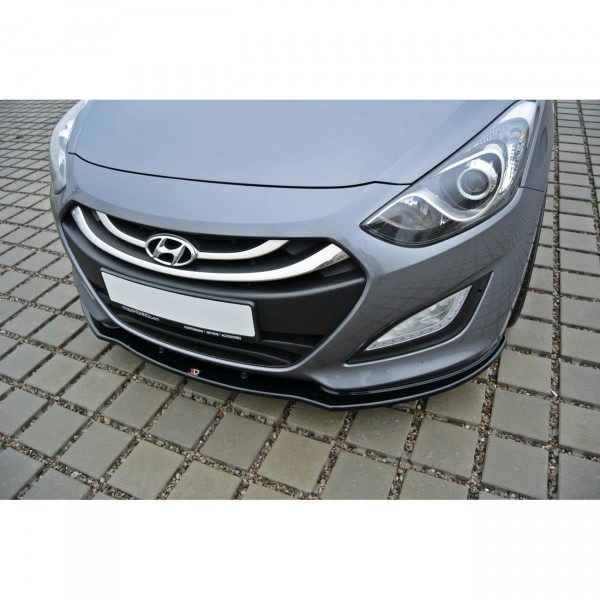 Front Ansatz für Hyundai i30 mk.2 schwarz Hochglanz