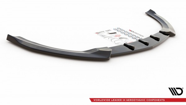 Front Ansatz V.2 für Mercedes-Benz CLA AMG-Line C118 schwarz Hochglanz