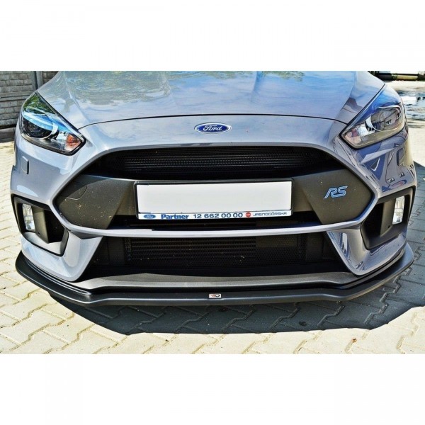 Front Ansatz V.4 für Ford Focus RS Mk3 schwarz Hochglanz