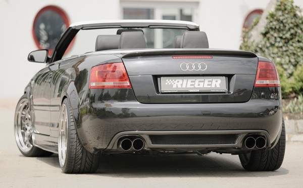 Rieger Heckeinsatz Audi A4 (8H) Cabrio