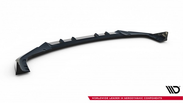 Front Ansatz V.2 für BMW X6 M F96 Facelift schwarz Hochglanz