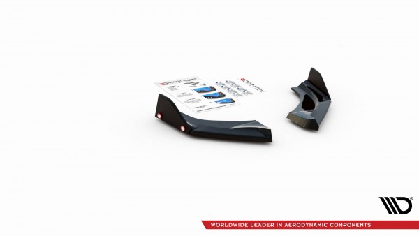 Heck Ansatz Flaps Diffusor V.1 +Flaps für Hyundai I30 N Hatchback Mk3 Facelift