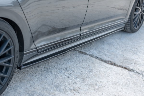 Seitenschweller Ansatz für Volkswagen Passat R-Line B8 Carbon Look