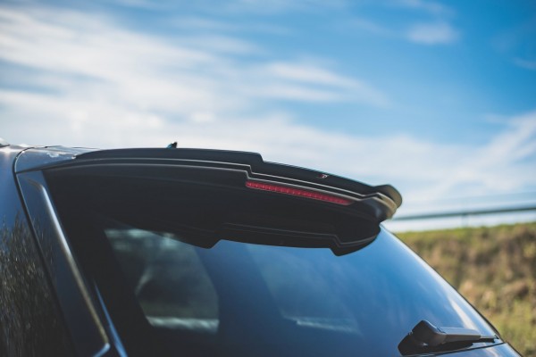 Spoiler CAP für Audi SQ7 / Q7 S-Line Mk. 2 schwarz Hochglanz