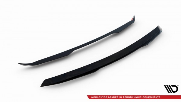 Spoiler CAP für Mazda 6 Kombi Mk3 Facelift schwarz Hochglanz