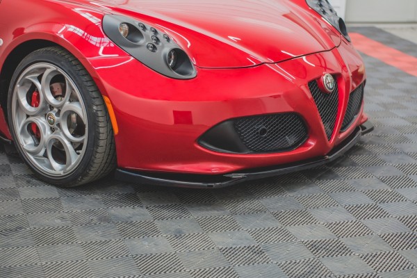 Front Ansatz für Alfa Romeo 4C schwarz Hochglanz