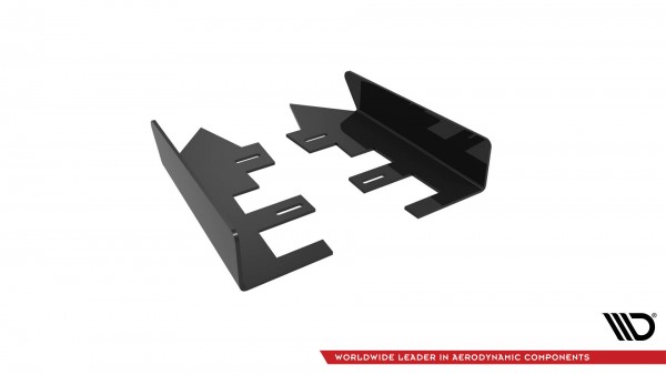 Hintere Seiten Flaps für Hyundai I30 Fastback N-Line Mk3 Facelift schwarz Hochglanz