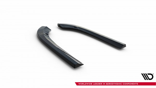 Heck Ansatz Flaps Diffusor für Dodge Durango SRT Mk3 schwarz Hochglanz