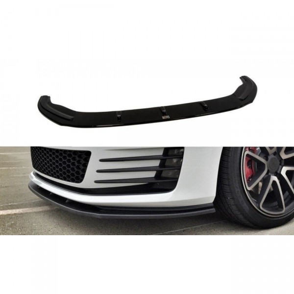 Front Ansatz V.1 für VW Golf 7 GTI schwarz Hochglanz