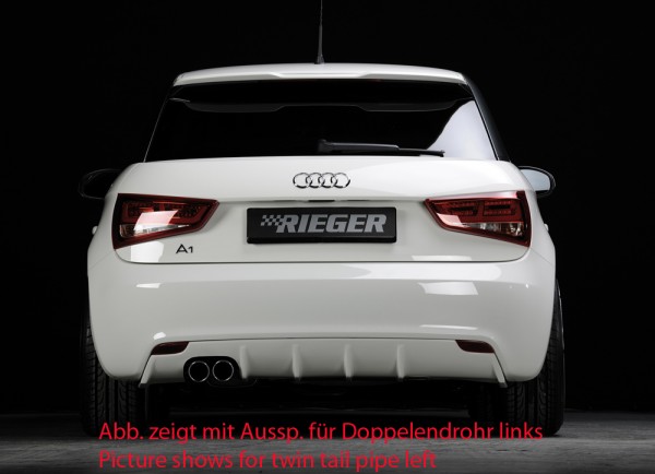 Rieger Heckeinsatz Audi A1 (8X) 5-tür. (Sportback)