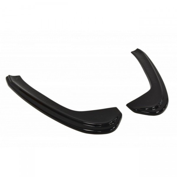 Heck Ansatz Flaps Diffusor für Maserati Granturismo Mk1 schwarz Hochglanz