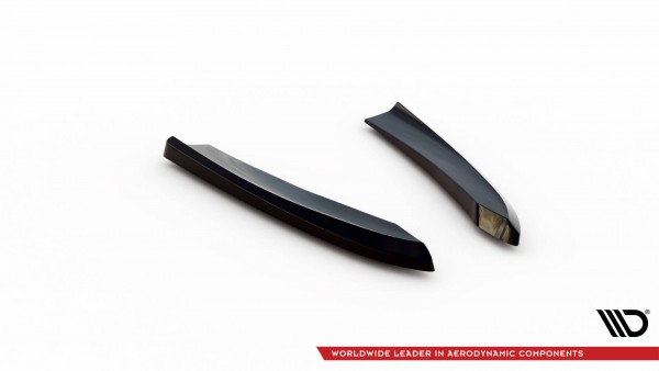 Heck Ansatz Flaps Diffusor V.1 für Mazda 6 Mk3 Facelift schwarz Hochglanz