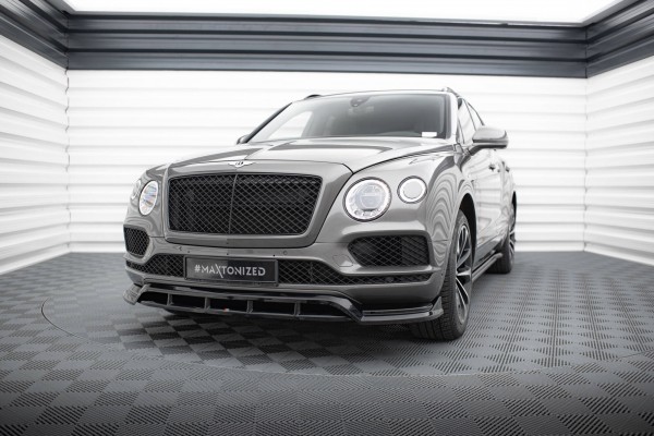 Front Ansatz für Bentley Bentayga Mk1 schwarz Hochglanz