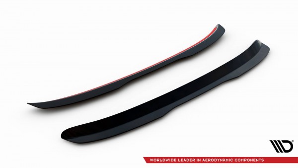 Spoiler CAP für Audi RS4 Limousine B7 schwarz Hochglanz