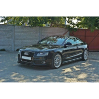 Front Ansatz für Audi S5 / A5 S-Line 8T schwarz Hochglanz Front Ansatz für Audi S5 / A5 S-Line 8T schwarz Hochglanz