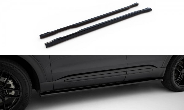 Seitenschweller Ansatz für Ford Explorer XLT Mk6 schwarz Hochglanz
