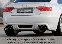 Rieger Heckschürzenansatz Audi A5 (B8/B81) Sportback Rieger Heckschürzenansatz Audi A5 (B8/B81) Sportback