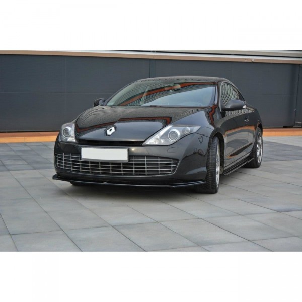Front Ansatz passend für Renault Laguna mk 3 Coupe schwarz Hochglanz