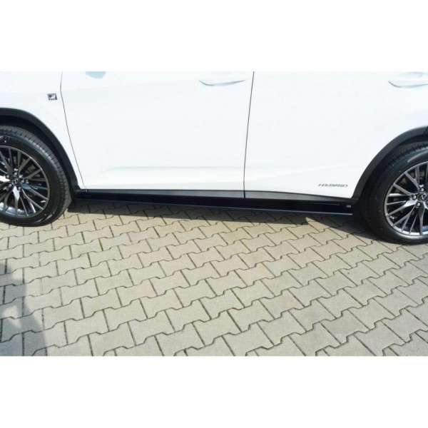 Seitenschweller Ansatz für Lexus RX Mk4 schwarz Hochglanz