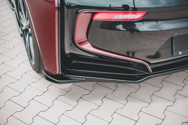 Mittlerer Diffusor Heck Ansatz für BMW i8 Carbon Look