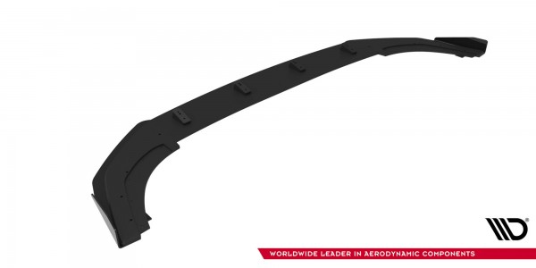 Street Pro Front Ansatz für +Flaps für Volkswagen Golf GTI / GTE / R-Line Mk8 Facelift schwarz Hochg