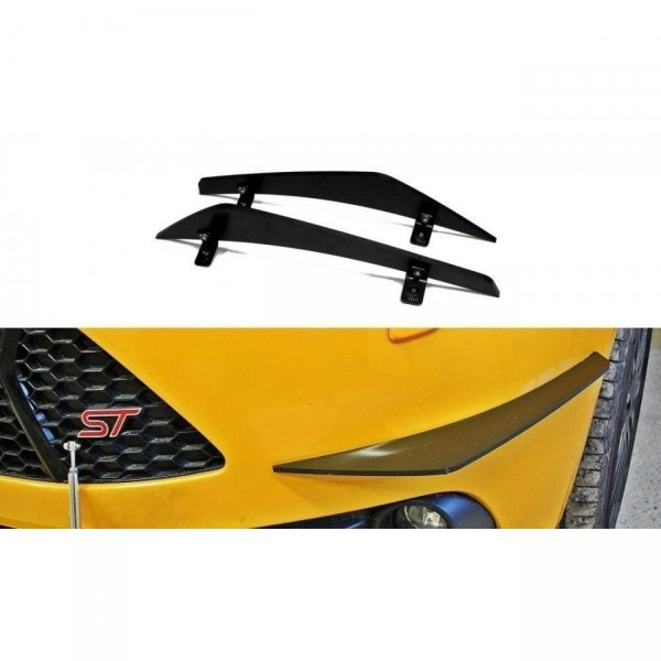 Canards (Stoßstangenflügel Vorne) für Ford Focus ST Mk3