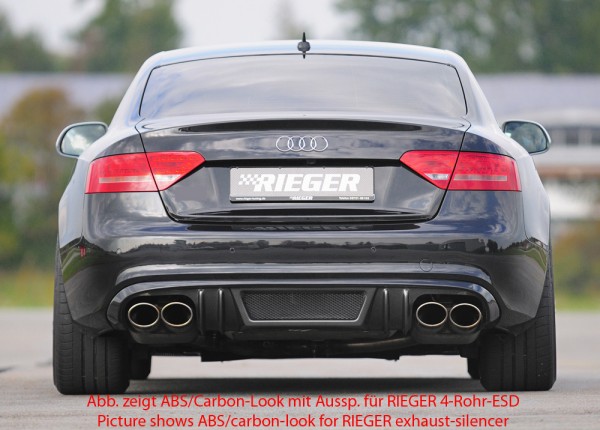 Rieger Heckeinsatz Audi A5 (B8/B81) Sportback