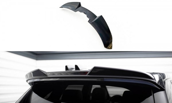 Spoiler CAP für 3D Land Rover Range Rover Evoque HSE Dynamic Mk1 Facelift schwarz Hochglanz