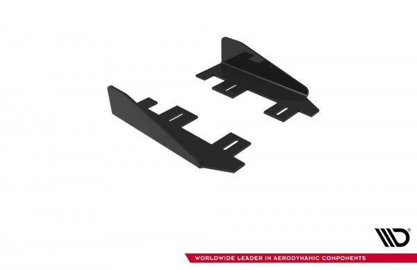 Side Flaps für Ford Focus ST Mk3 Facelift schwarz Hochglanz