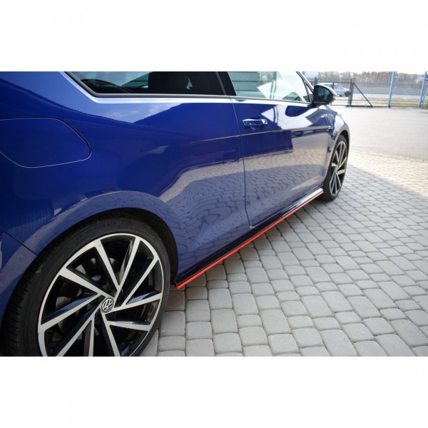 Seitenschweller Ansatz für V.2 für VW Golf 7 R / R-Line Facelift